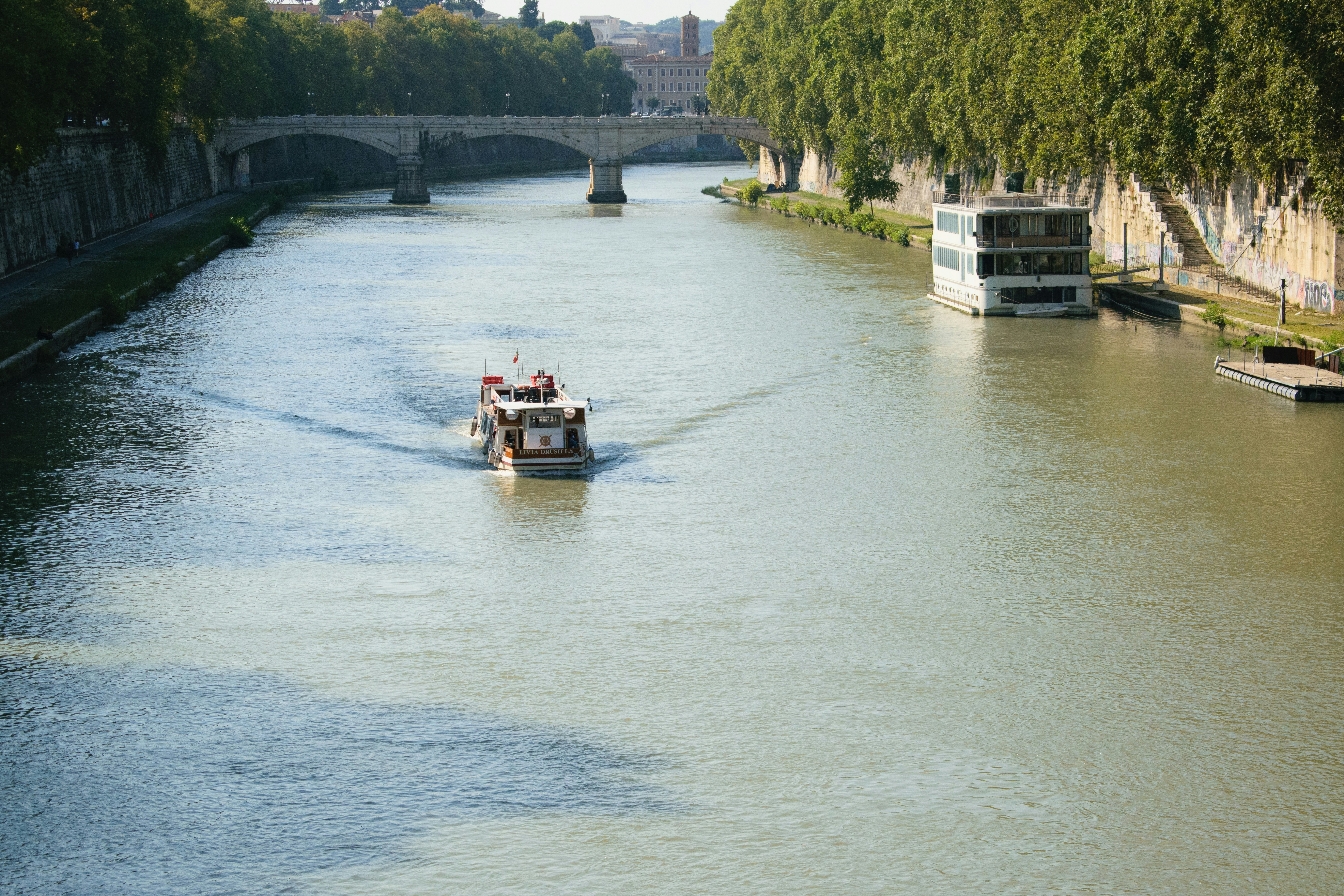 Tiber Hop-On-Hop-Off Boat Tour